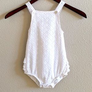 OshKosh white eyelet romper